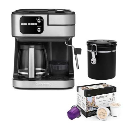 cuisinart-coffee-center-4-in-1-coffeemaker-black-with-capsules-and-canister-size-4-in-1