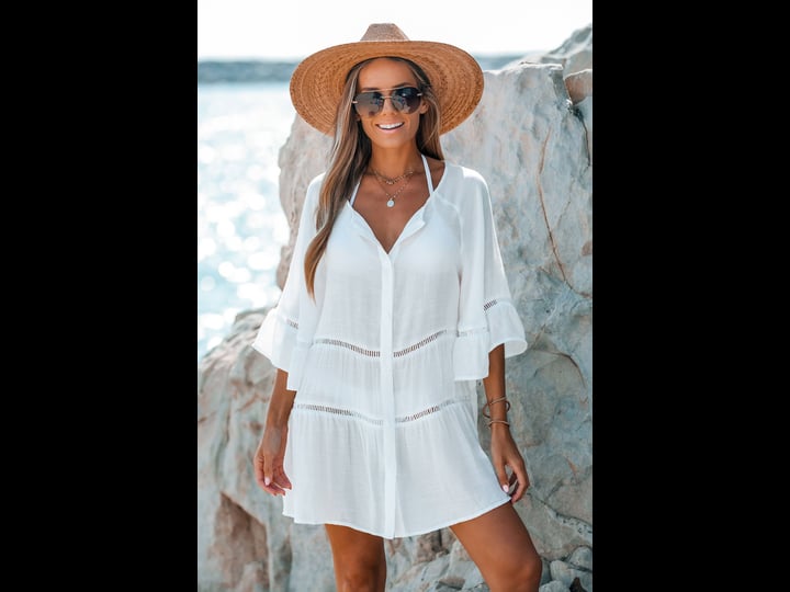 cupshe-ladder-cutout-tiered-cover-up-shirt-dress-white-xs-1