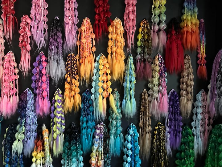 custom-made-pigtail-braids-rave-braids-festival-braids-hair-extensions-bubble-braids-rave-hair-festi-1