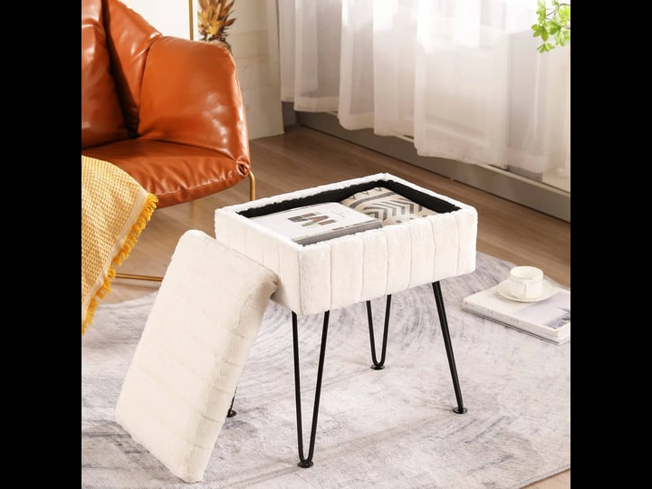 cuyoca-vanity-stool-ottoman-with-storage-bench-faux-fur-stool-for-vanity-with-metal-legs-makeup-chai-1