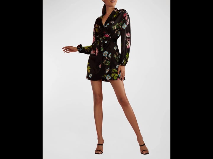 cynthia-rowley-womens-silk-wrap-dress-black-multi-size-xs-1