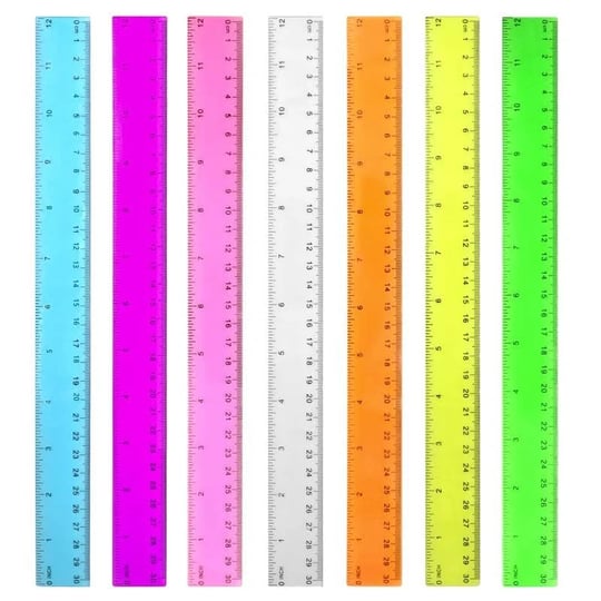 dagongren-color-transparent-ruler-plastic-rulers-ruler-12-inch-kids-ruler-for-school-ruler-with-cent-1