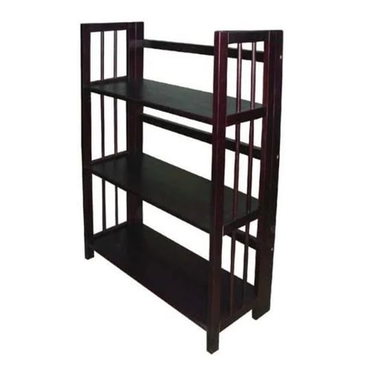 daphnes-dinnette-ltd-3-tier-folding-bookcase-espresso-1