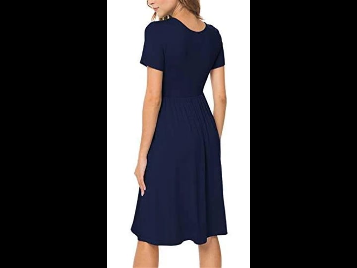 db-moon-womens-2023-summer-casual-short-sleeve-dresses-empire-waist-knee-length-dress-with-pocketsna-1