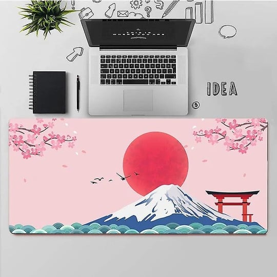 deliawinterfel-pink-cherry-blossom-gaming-player-mouse-mat-1