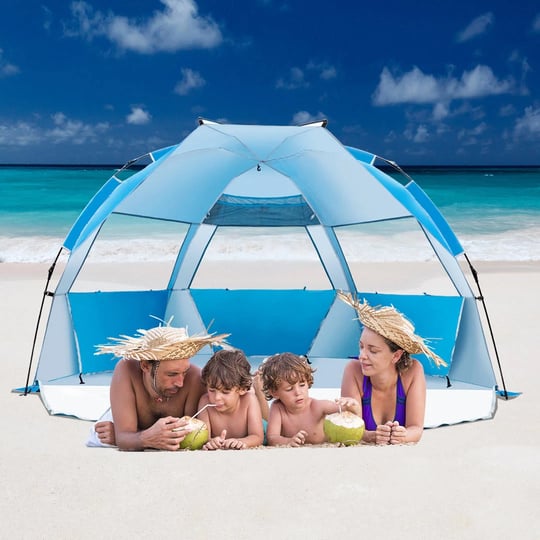 deluxe-large-easy-up-beach-cabana-tent-sun-shelter-blue-1