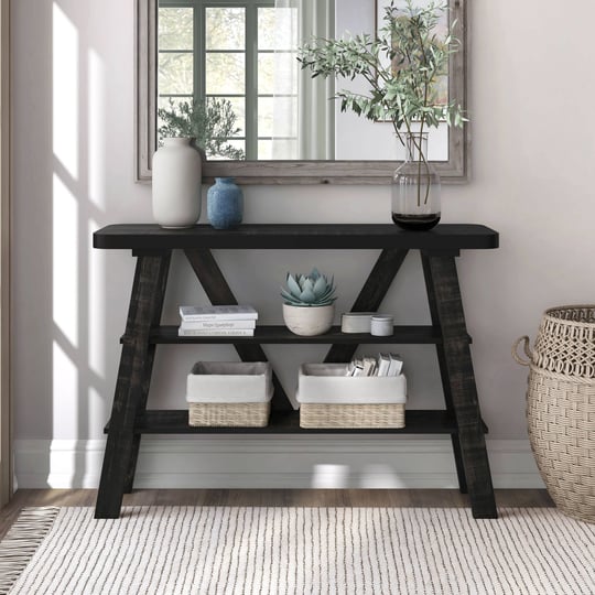 denhour-maison-farmhouse-47-inch-2-open-shelf-console-table-reclaimed-black-oak-1