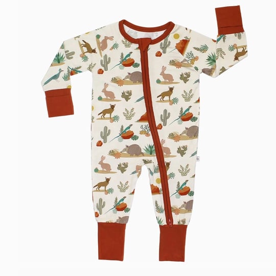 desert-friends-bamboo-pajamas-baby-romper-0-3m-1