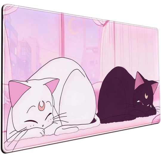 desk-pad-pink-anime-white-cat-black-cat-gaming-mouse-pad-large-office-decor-exclusive-beautiful-girl-1
