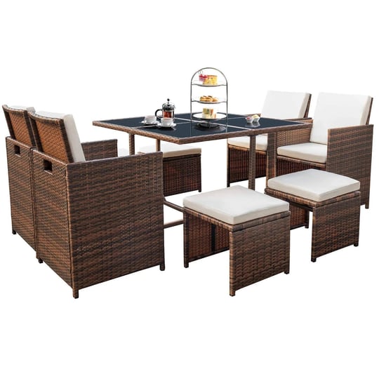 devoko-9-pieces-patio-dining-sets-outdoor-space-saving-rattan-chairs-with-glass-table-patio-furnitur-1