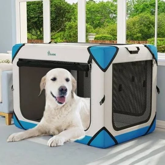 dextrus-portable-dog-travel-crate-collapsible-dog-crate-with-4-doors-and-sturdy-mesh-windows-soft-do-1