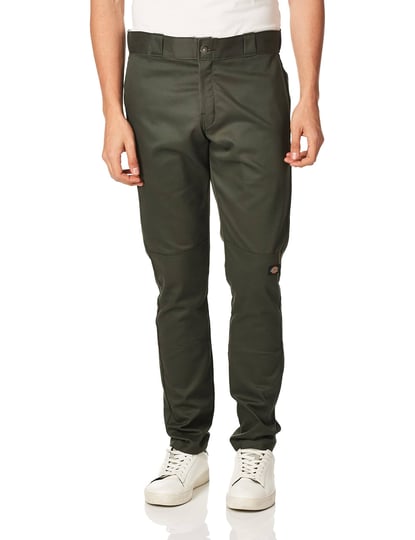 dickies-mens-flex-skinny-straight-fit-double-knee-work-pants-wp811-olive-green-29x30-1