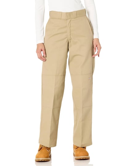 dickies-womens-loose-fit-double-knee-work-pants-khaki-size-28-fp283-1