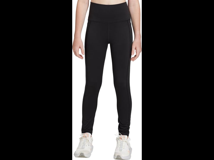dicks-sporting-goods-girls-pure-black-momentum-high-rise-tights-l-1