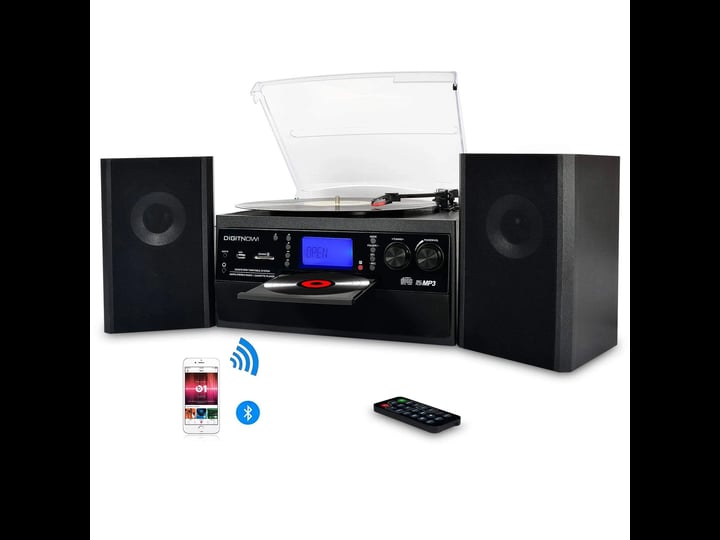 digitnow-bluetooth-record-player-turntable-with-stereo-speaker-lp-vinyl-to-mp3-converter-with-cd-cas-1