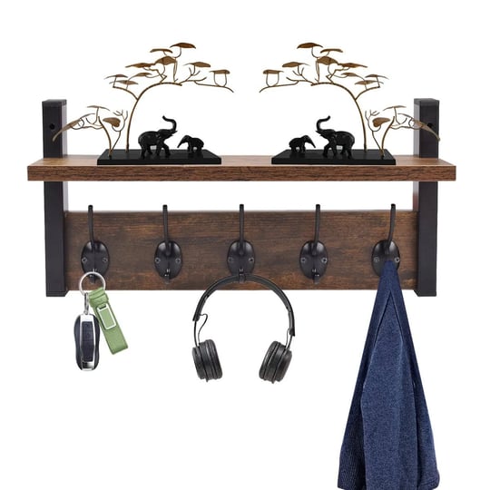 dilyvoli-coat-hooks-with-shelf-wall-mountedrustic-wood-entryway-shelf-with-5-metal-hookshanging-shel-1