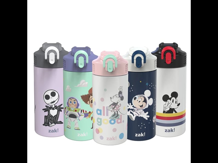 disney-minnie-mouse-kids-stainless-steel-leak-proof-water-bottle-with-push-button-lid-and-spout-14-o-1