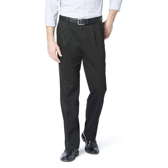 dockers-easy-khaki-d3-classic-fit-pleated-pants-black-mens-clothing-1