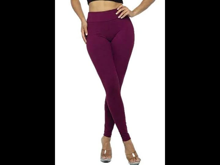 dodo-basic-solid-seamless-leggings-womens-size-one-size-purple-1