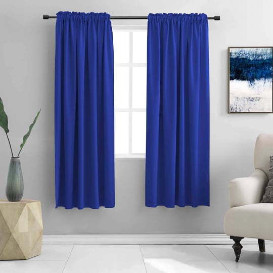 donren-cobalt-blue-curtains-blackout-curtains-63-inch-curtains-thermal-insulated-rod-pocket-curtain--1
