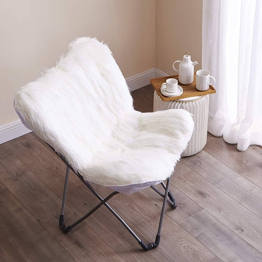 dormco-faux-fur-butterfly-dorm-chair-white-1