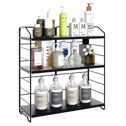 dracelo-15-7-in-w-x-6-2-in-d-x-16-5-in-h-3-tier-black-bathroom-freestanding-adjustable-countertop-sh-1