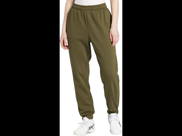 dsg-womens-favorite-fleece-boyfriend-pants-small-inky-olive-1