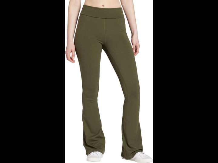 dsg-womens-momentum-foldover-flare-leggings-xxl-inky-olive-1