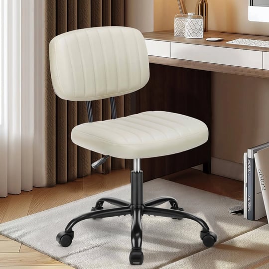 dumos-armless-home-office-chair-with-rolling-wheels-small-swivel-comfortable-pu-leather-computer-cha-1