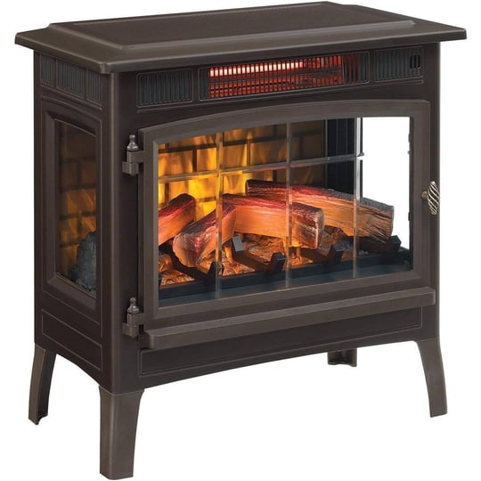 duraflame-3d-infrared-electric-fireplace-stove-with-remote-control-dfi-5010-bronze-1