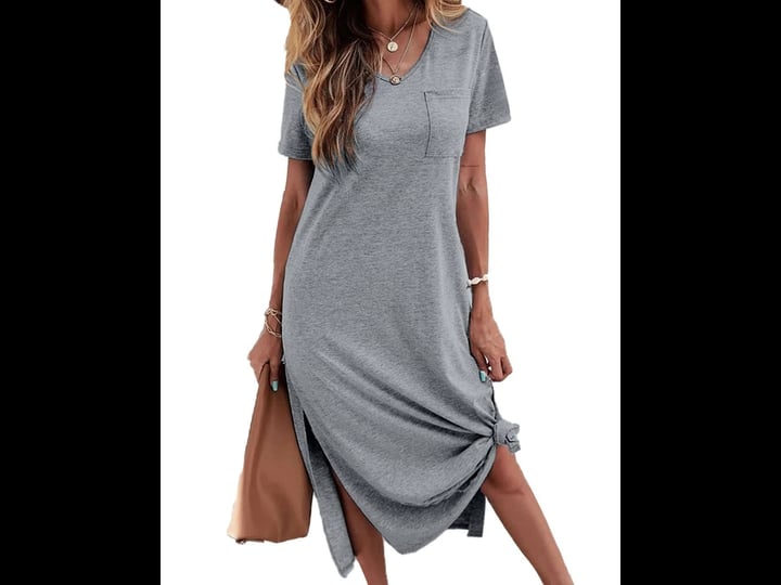 dyexces-women-summer-t-shirt-dress-casual-short-sleeve-v-neck-maxi-dresses-loose-side-slit-long-tshi-1
