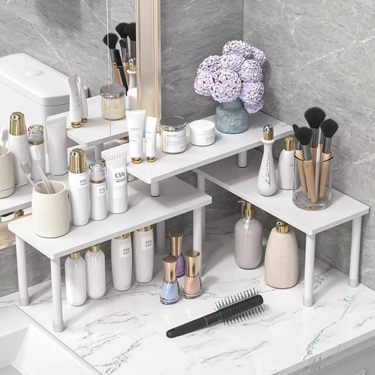 dyiom-bathroom-organizer-countertop-kitchen-counter-shelf-2-tier-separable-for-multiple-use-1