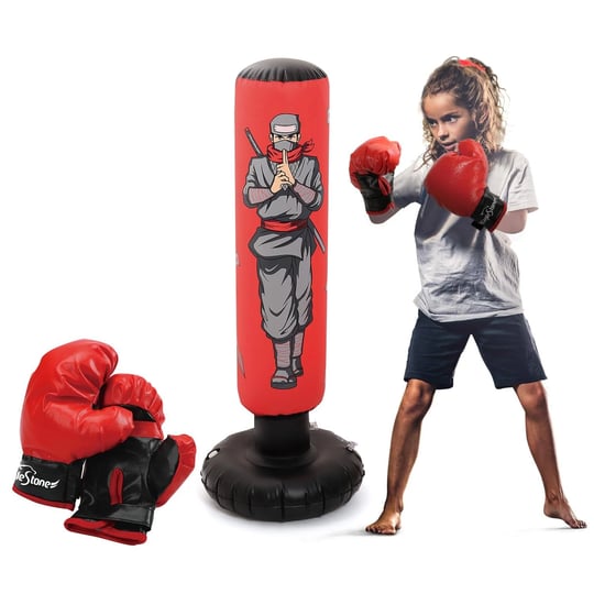 eaglestone-inflatable-kids-punching-bag-with-boxing-gloves-47-high-free-standing-bounce-back-bag-for-1