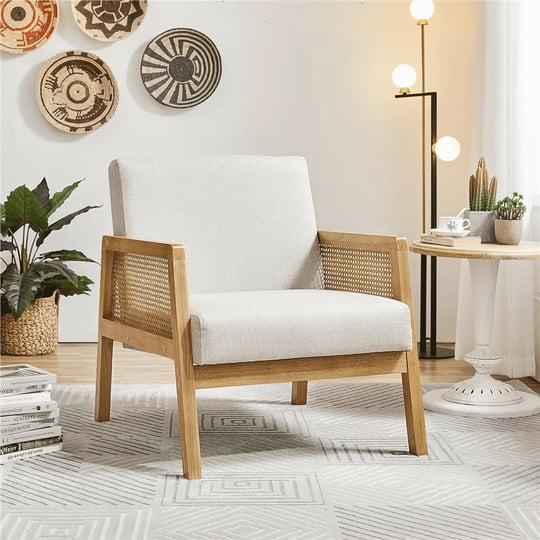 easyfashion-upholstered-accent-chair-with-rattan-sides-for-living-roomsbeige-1