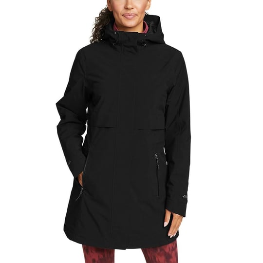 eddie-bauer-womens-rippac-insulated-trench-coat-black-size-xxl-1