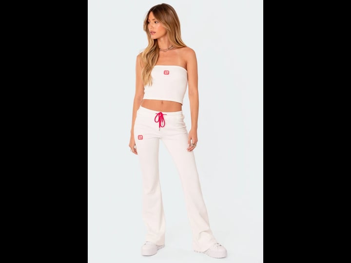 edikted-cruz-low-rise-flare-sweatpants-white-1