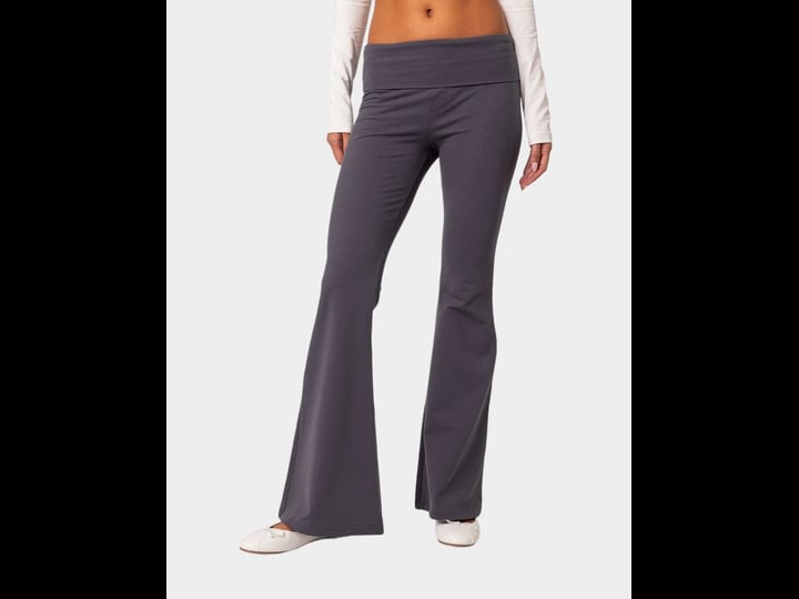 edikted-naomi-flared-leggings-dark-gray-m-1