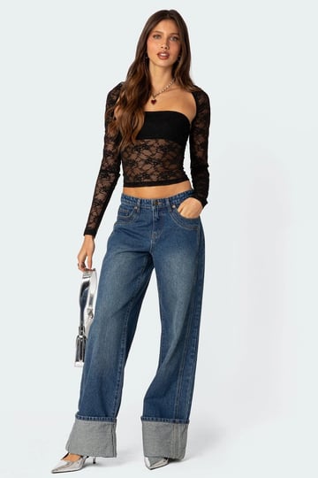 edikted-vesper-cuffed-low-rise-jeans-blue-medium-1