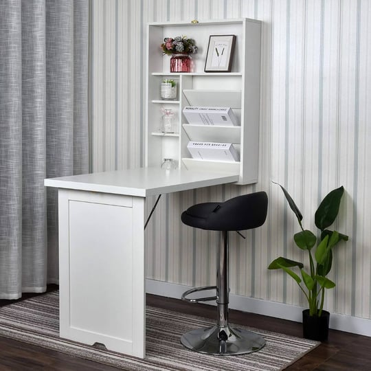 elecwish-wall-mounted-table-desk-convertible-floating-desk-fold-out-space-saver-chalkboard-white-1