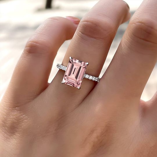 elegant-emerald-cut-morganite-pink-womens-engagement-ring-in-sterling-silver-9-white-925-sterling-si-1