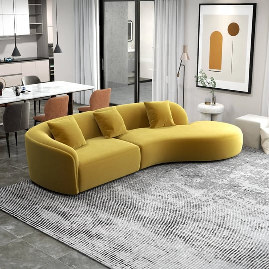 elijah-japandi-style-curvy-sectional-sofa-126-dark-yellow-velvet-1