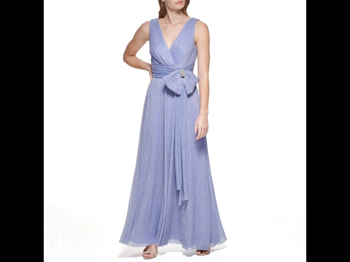 eliza-j-womens-light-blue-metallic-textured-lined-rhinestone-bow-detail-sleeveless-surplice-neckline-1