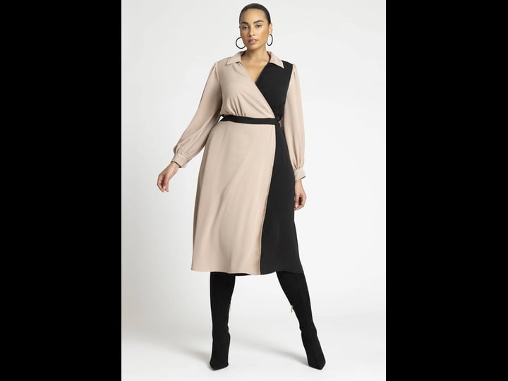 eloquii-womens-plus-size-colorblocked-work-dress-32-natural-black-onyx-1