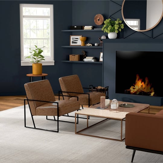 eluxury-modern-metal-arm-accent-chair-set-of-2-brown-faux-leather-1