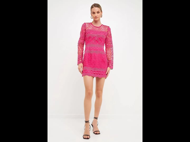 endless-rose-long-sleeve-crochet-mini-dress-fuchsia-m-1