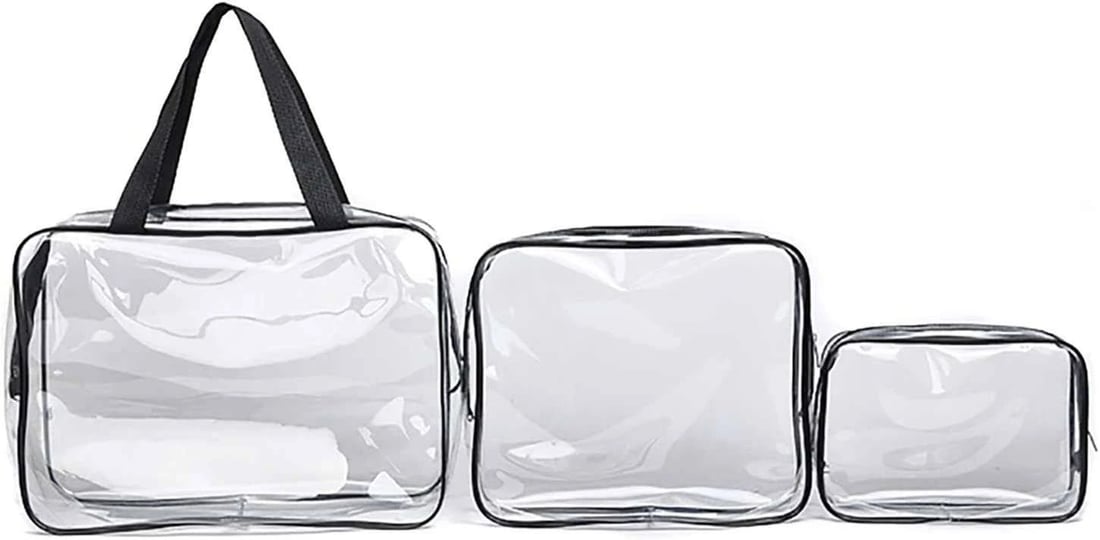 enkrio-3-pcs-clear-cosmetic-bag-toiletries-set-makeup-waterproof-pvc-zippered-travel-toiletry-bag-ca-1