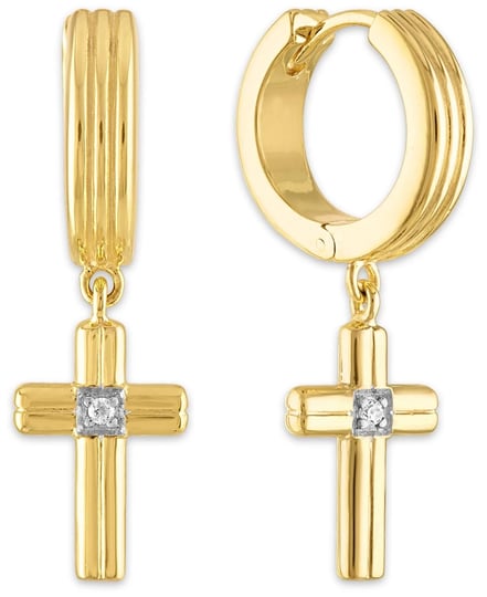 esquire-mens-jewelry-diamond-accent-cross-drop-hoop-earrings-in-14k-gold-plated-sterling-silver-ster-1