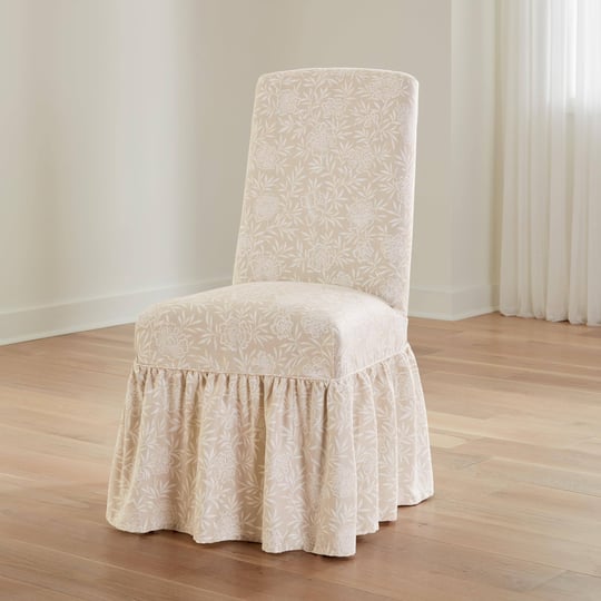 essential-twill-neutral-floral-cotton-dining-chair-slipcover-1