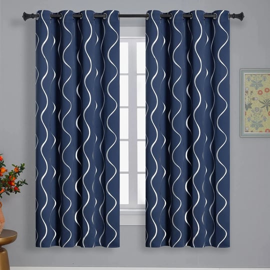 estelar-textiler-navy-short-blackout-curtains-thermal-insulated-blackout-let-curtains-with-wave-line-1