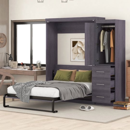 euroco-wood-full-size-murphy-wall-bed-with-wardrobe-and-drawers-for-living-room-moveable-wardrobe-an-1